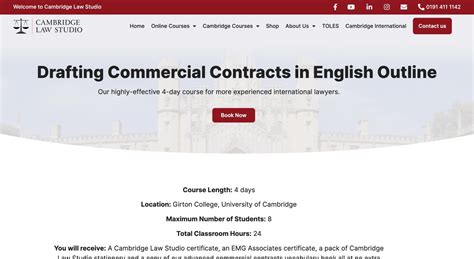 contract drafting courses